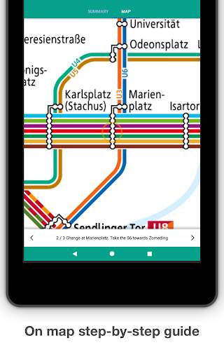 Munich Metro - MVG map and route planner screenshot 9