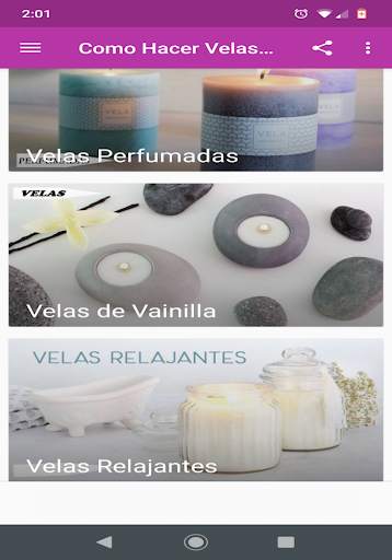 Velas Aromáticas screenshot 2