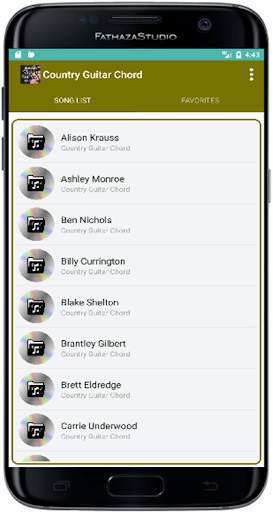 Country Guitar Chords - Offline screenshot 2