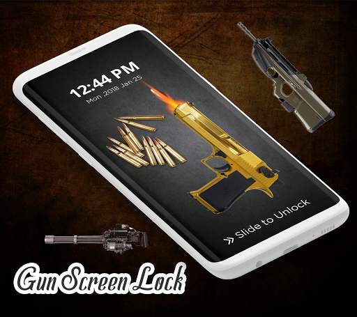 Gun Shooting Lock Screen - Gun Lock Screen screenshot 1