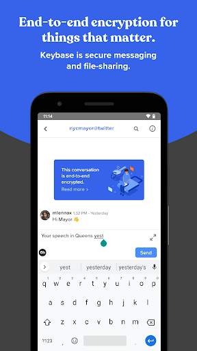Keybase स्क्रीनशॉट 1