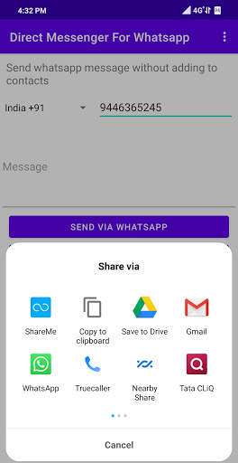 Direct Messenger For Whatsapp screenshot 3