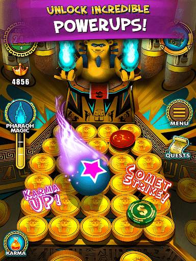 Pharaoh Gold Coin Party Dozer screenshot 9