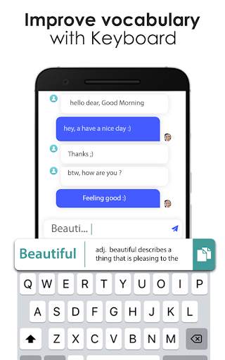 Vocabulary Keyboard-Type & Learn English Words screenshot 2