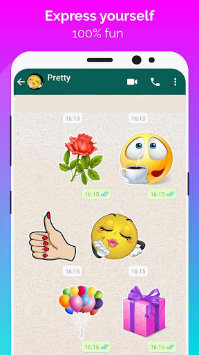 WhatSmiley: stickers WASticker screenshot 4