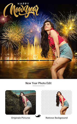 New Year Photo Editor screenshot 1