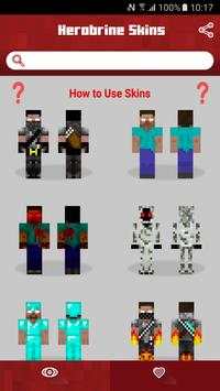 Herobrine Skins for Minecraft screenshot 3