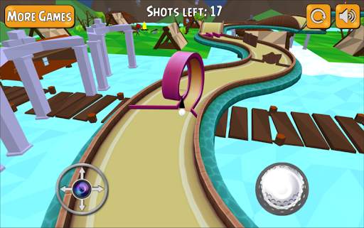 Mini Golf 3D Course King स्क्रीनशॉट 1