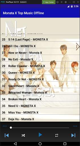 Monsta X Top Music Offline screenshot 2
