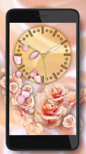 Roses Clock Live Wallpaper screenshot 5