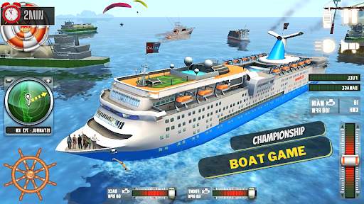 Boat Stunt Race 3d Boat Racing Games – Boat game screenshot 1