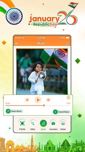 Republic Day Video Maker : 26th Jan. Video Maker screenshot 6