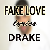 Fake Love Lyrics DRAKE icon