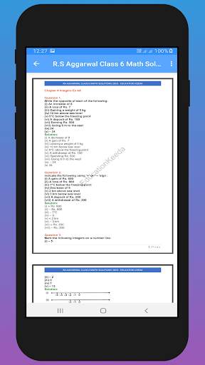 RS Aggarwal Class 6 Math Solution Offline - 2020 screenshot 3