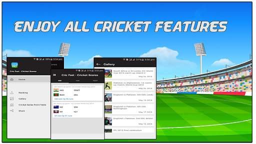 Cric Fast - Live Cricket Scores & Updates screenshot 1