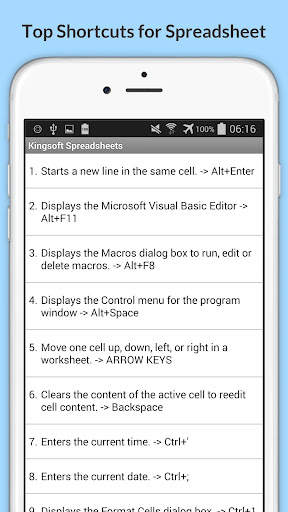Free KingSoft Office Shortcuts screenshot 17