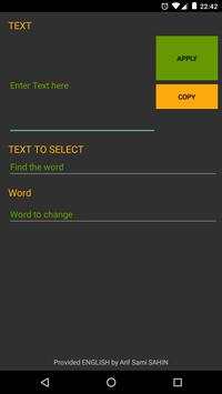 Change Text screenshot 1