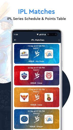 Live IPL 2020 - Live Cricket Score & News screenshot 2