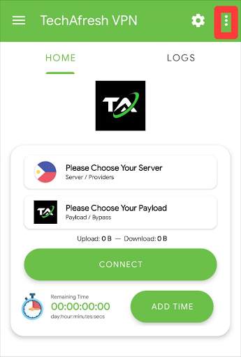 TechAfresh VPN screenshot 1