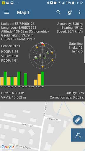 Mapit GIS - NTRIP Client screenshot 9