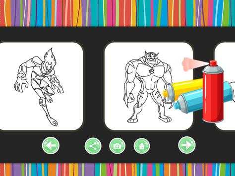 Cartoon Ben 10  - Free Coloring Book screenshot 5
