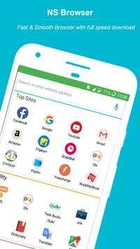 NS Browser Pro - Fast & Smooth Browser 2018 screenshot 1