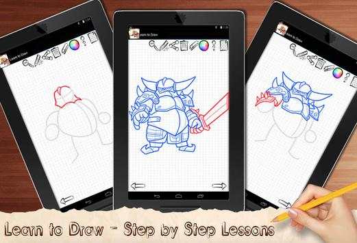 How To Draw clash of clans screenshot 3
