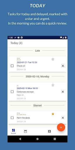 GTD Simple screenshot 2