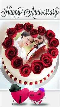 Name Photo On Anniversary Cake screenshot 1