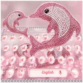 Crystal Couple Dolphin Keyboard on 9Apps