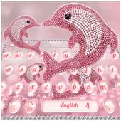 Crystal Couple Dolphin Keyboard 10001004