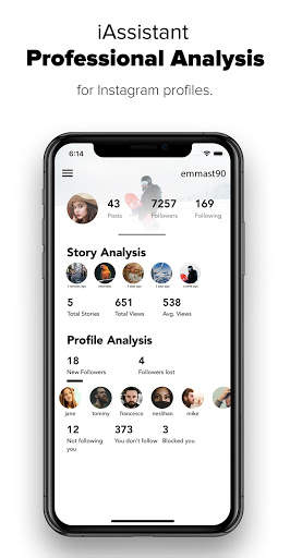 iAssistant Followers Analysis for Instagram screenshot 1