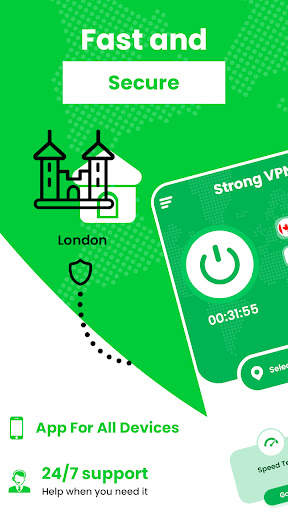 Secure VPN - Fast Vpn Proxy screenshot 1
