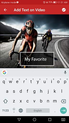 Text on videos with Video Editor screenshot 3
