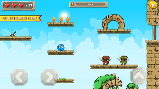 Blue Ball 11: Bounce Adventure скриншот 5