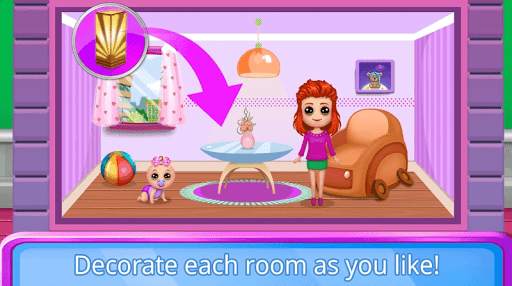 Doll House Dress Up Game.Build your own dollhouse screenshot 5