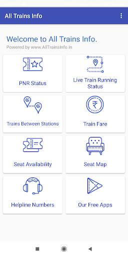 All Trains Info & PNR Status - IRCTC Railway App screenshot 1