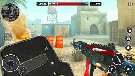 Desert Shooting War - Free Games 2021 screenshot 2