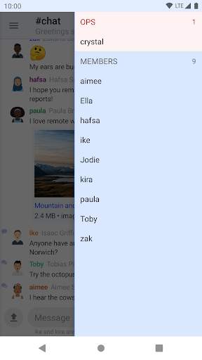 IRCCloud screenshot 2