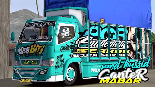 Mod Bussid Canter Mabar screenshot 1