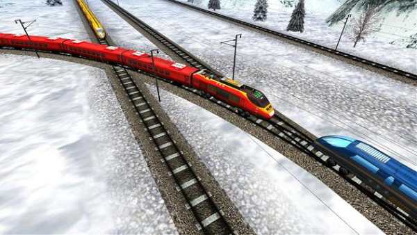 3D Train Racing Driver screenshot 4