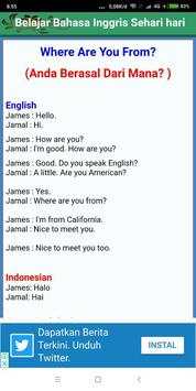 Belajar simple bahasa  inggris screenshot 6
