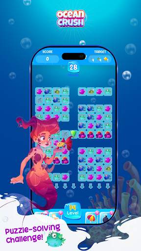 Ocean Crush Game - Match 3 screenshot 4