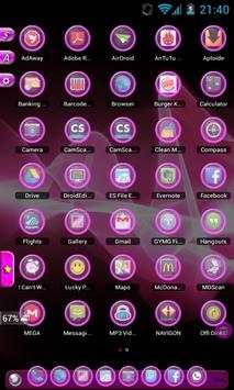 TSF Shell Theme Pink Light HD screenshot 1