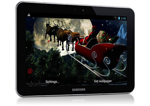 Santa Claus Live Wallpaper screenshot 5