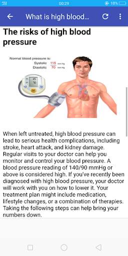 Guide about high blood pressure screenshot 2