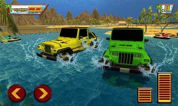 Water Surfer Jeep Adventure – Beach Mad Car Race screenshot 2