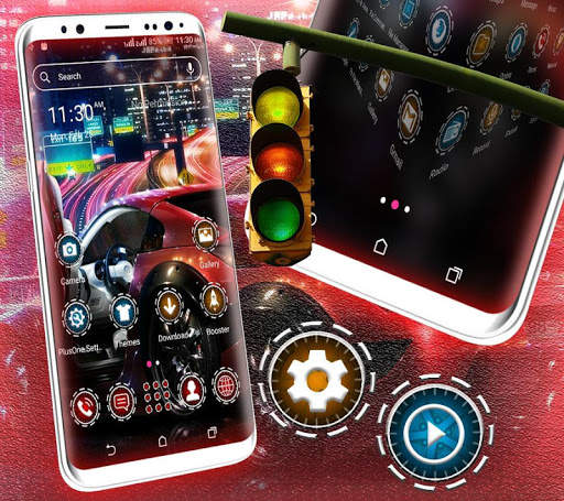 Racing Car Launcher Theme screenshot 4