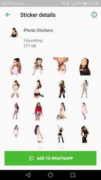 Ariana Grande Emoji Stickers for WhatsApp screenshot 4