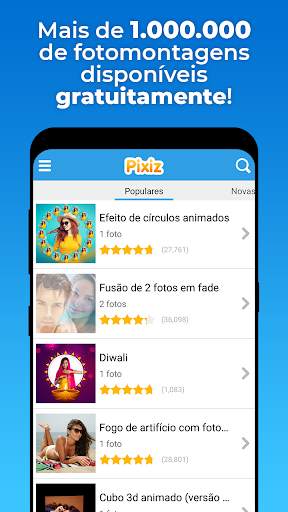 Pixiz - Foto montagem & Colagem foto screenshot 1